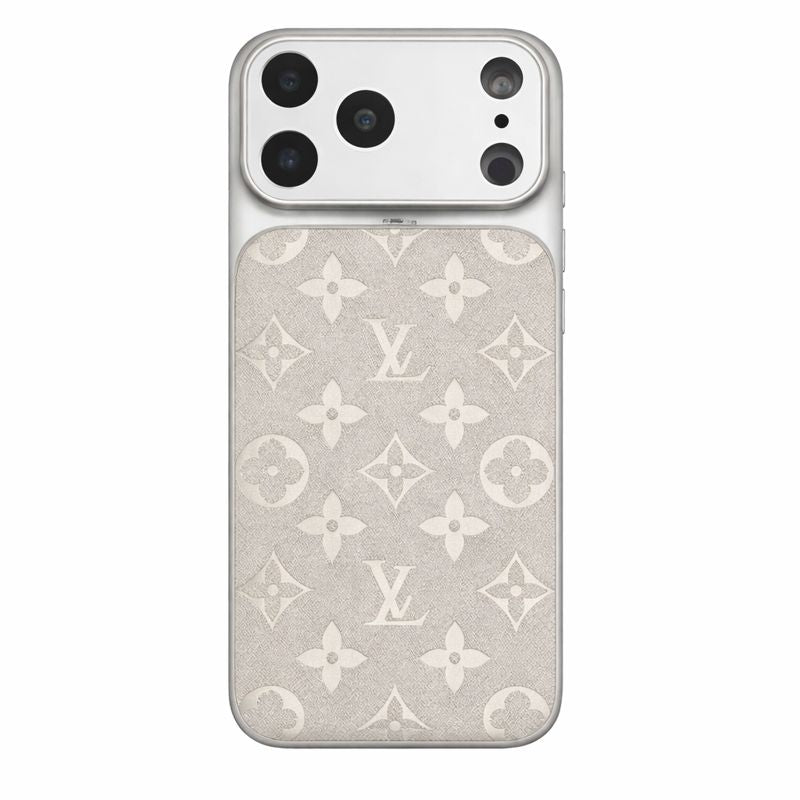Licht luxe monogramhoesje met magnetisch ontwerp · iPhone 17 Nieuw
