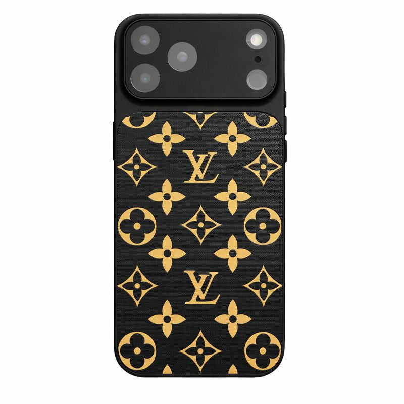 Licht luxe monogramhoesje met magnetisch ontwerp · iPhone 17 Nieuw