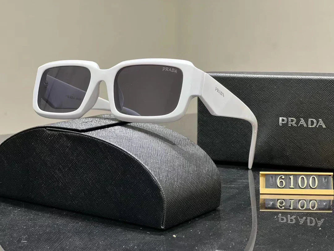 Occhiali da sole quadrati bassi 6100