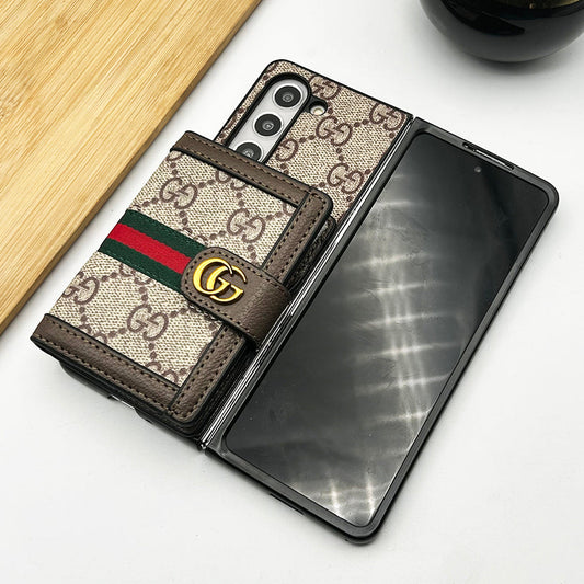 Samsung Galaxy Z Fold 6 Luxury Fashion Δερμάτινη θήκη
