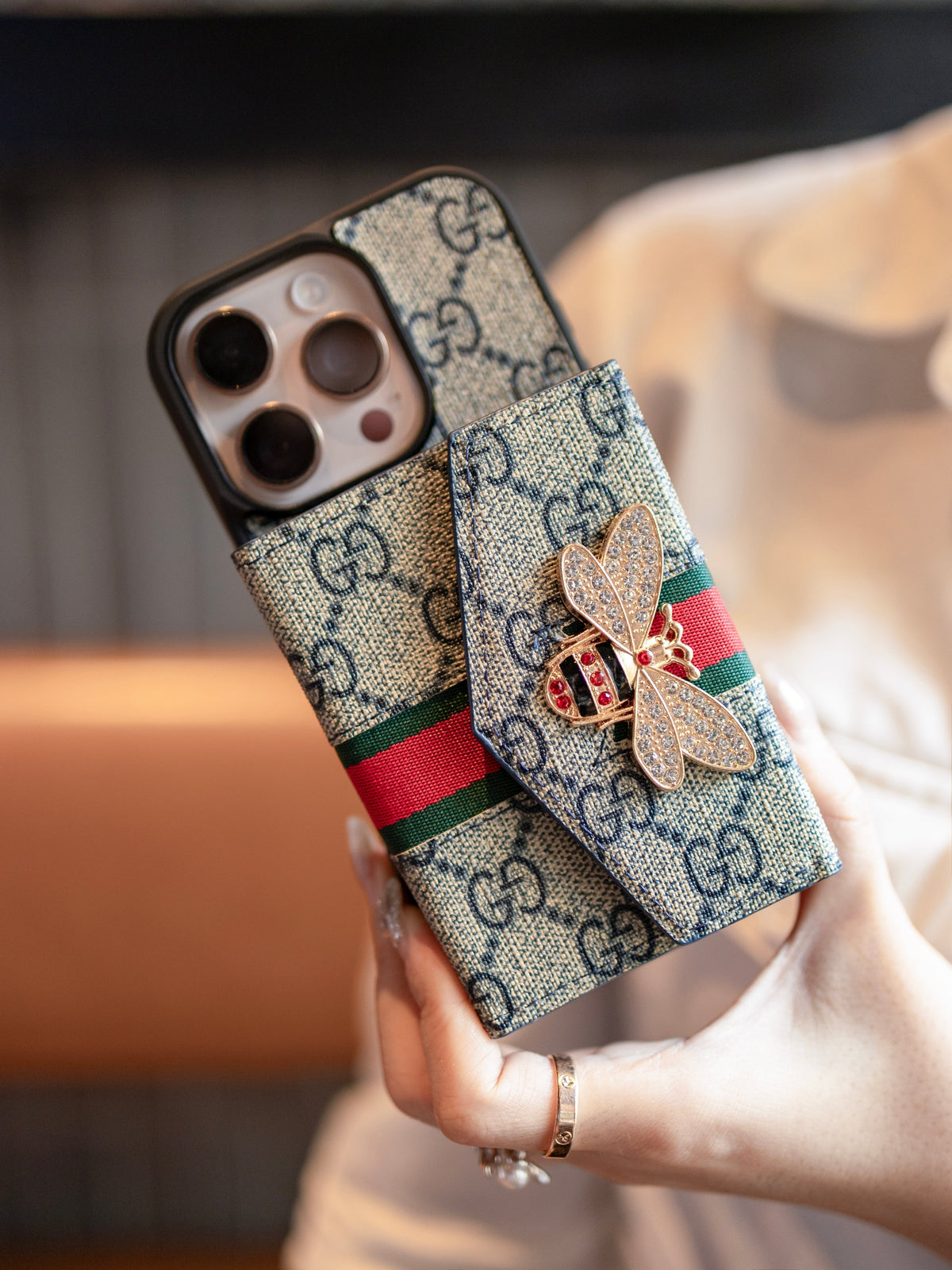 Premium Advanced Crossbody iPhone Case with Card Holder & Shoulder Strap