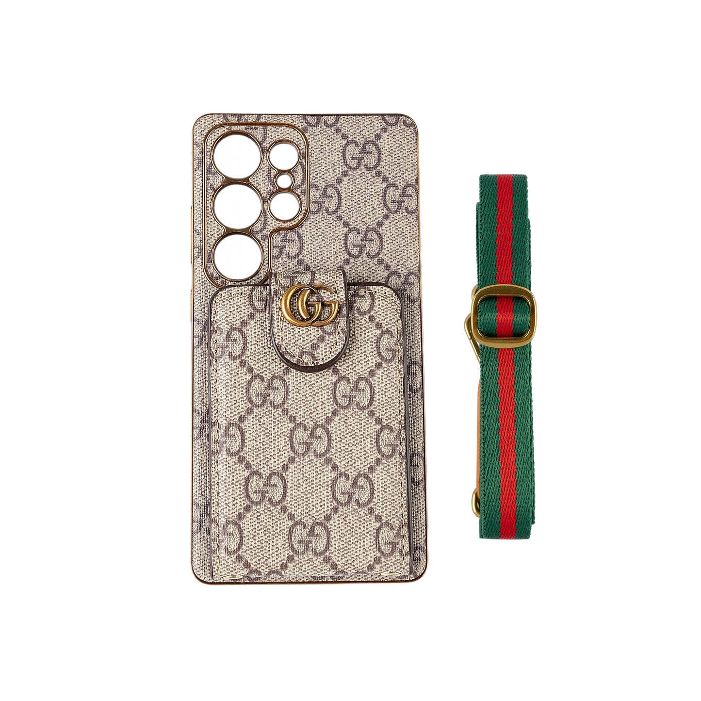 Prémiové vzorované crossbody pouzdro na telefon s odnímatelným popruhem