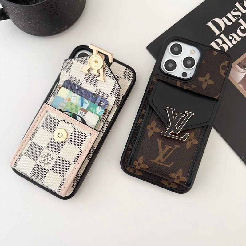 Luxury Card Bag Color iPhone Case