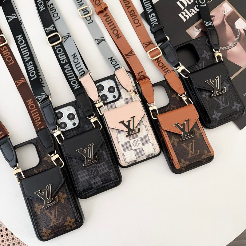 Luxury Card Bag Color iPhone Case