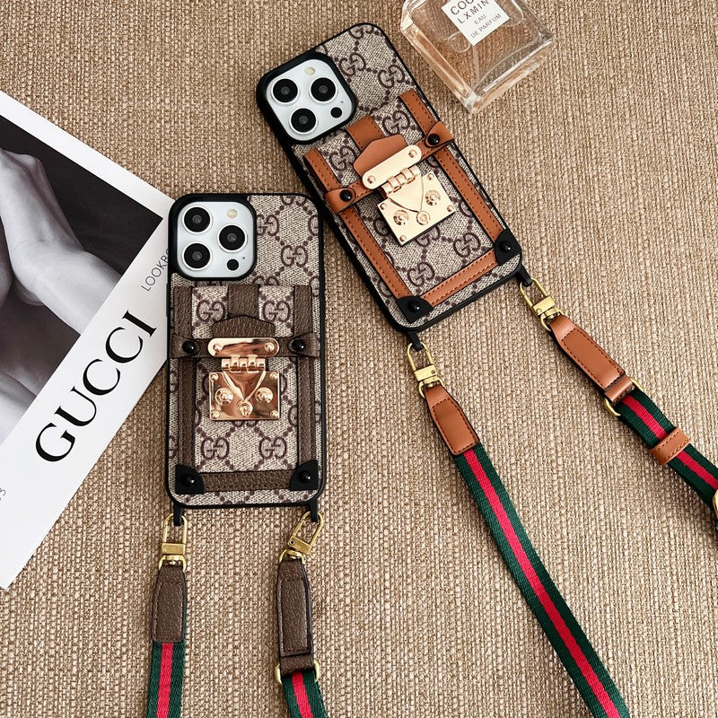 Premium Card Bag Chain Classic iPhone-deksel