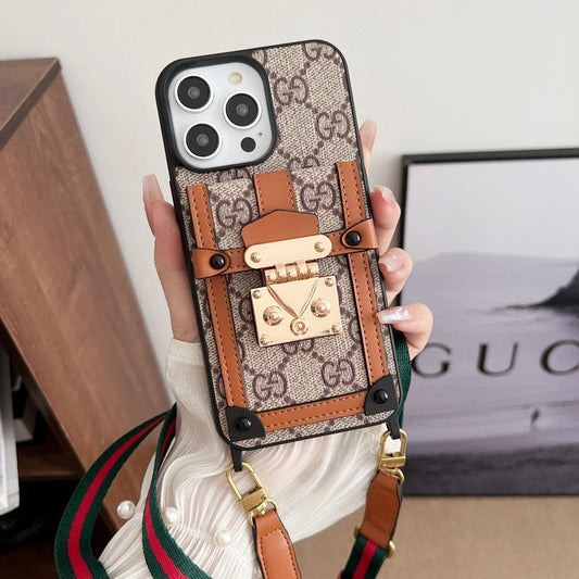 Premium Card Bag Chain Klasické pouzdro na iPhone