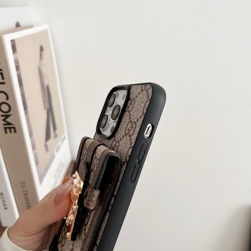 Premium Card Bag Chain Classic iPhone-deksel