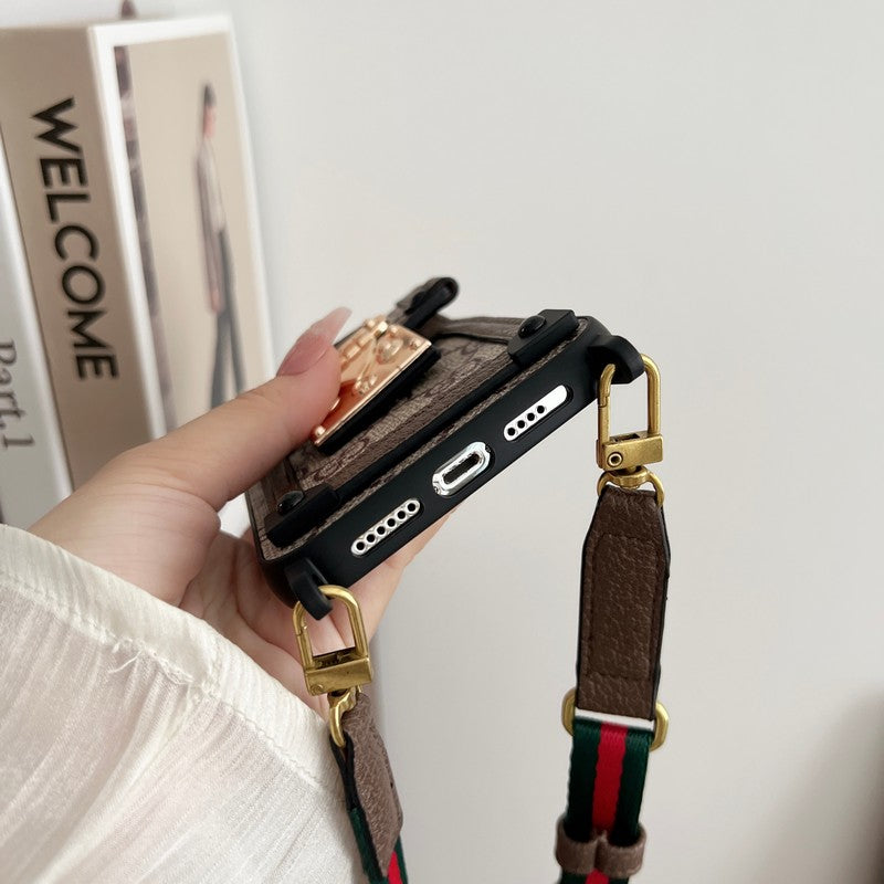 Premium Card Bag Chain Classic iPhone-deksel