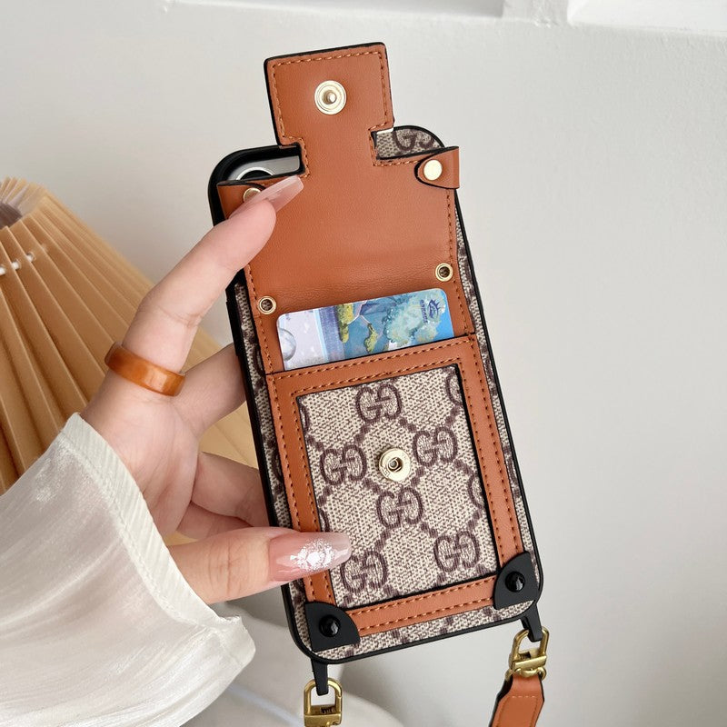 Premium Card Bag Chain Classic iPhone-deksel