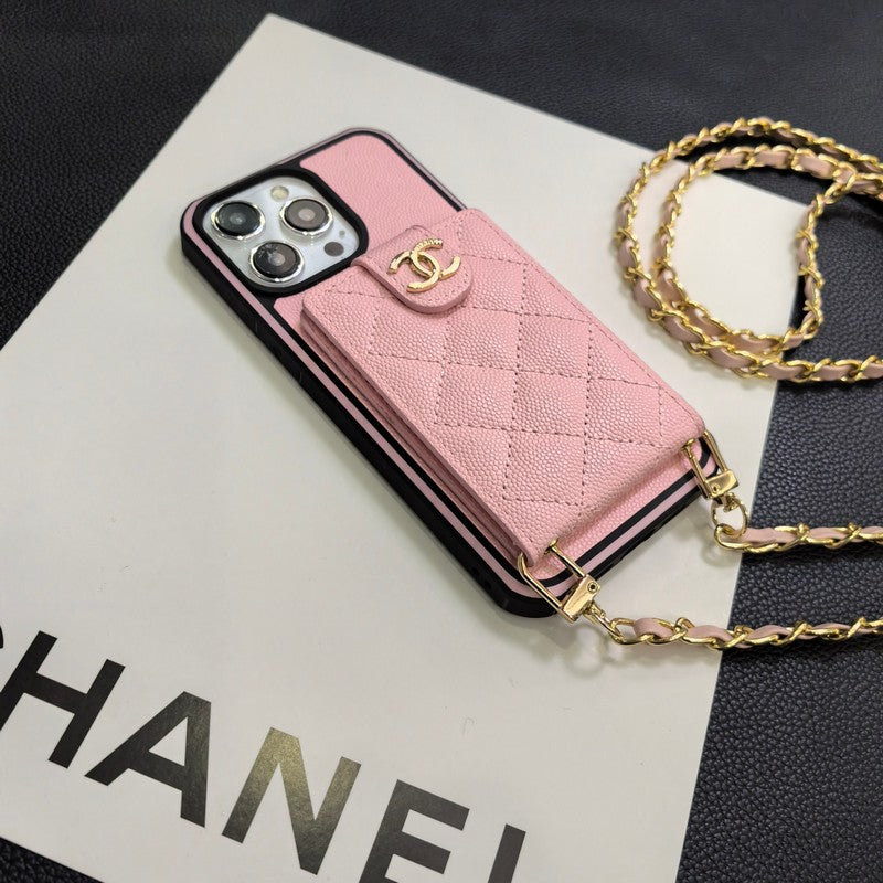 Elegant Crossbody Leather iPhone-deksel