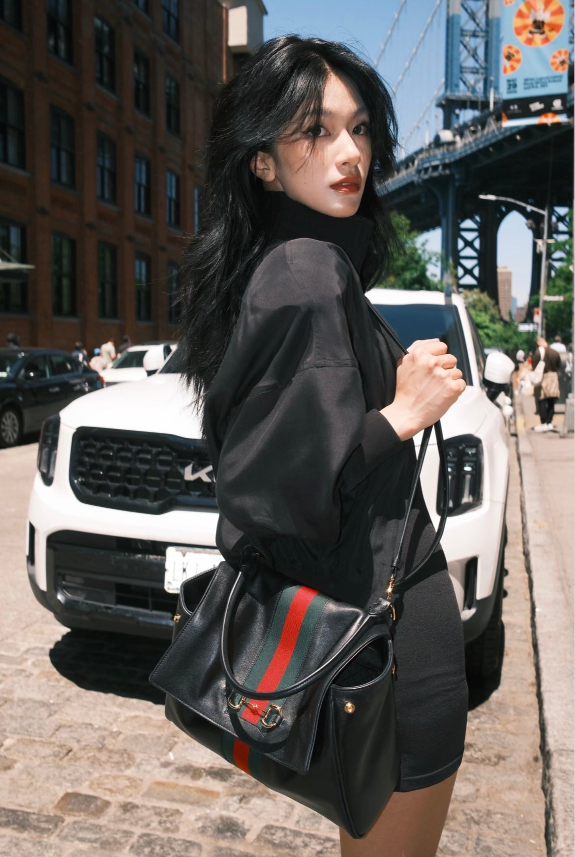 Bolsa tote série Giglio · Elegância clássica luxuosa