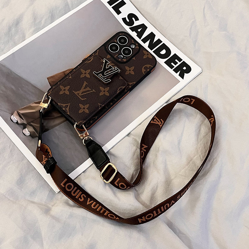 Luksus Card Bag Chain iPhone-deksel