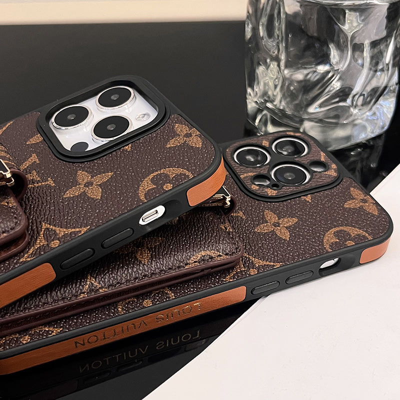 Luksus Card Bag Chain iPhone-deksel