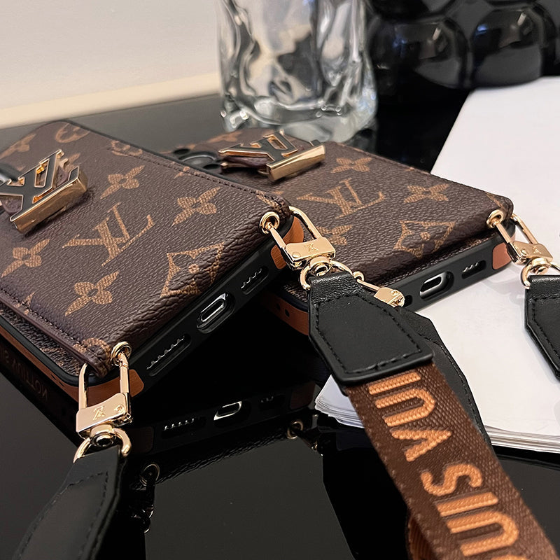 Luksus Card Bag Chain iPhone-deksel