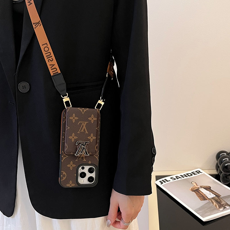 Luksus Card Bag Chain iPhone-deksel