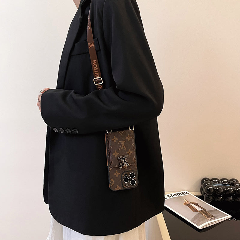 Luksus Card Bag Chain iPhone-deksel