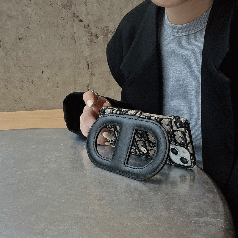 Fashion Bracket Card Bag iPhone-deksel