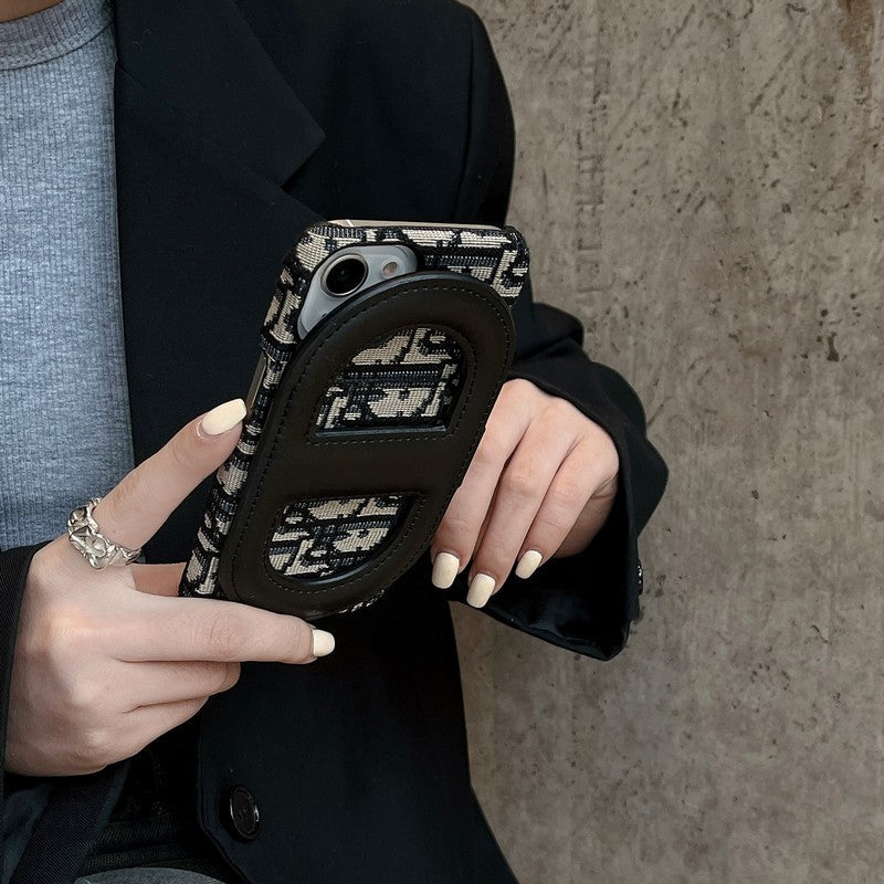Fashion Bracket Card Bag iPhone-deksel