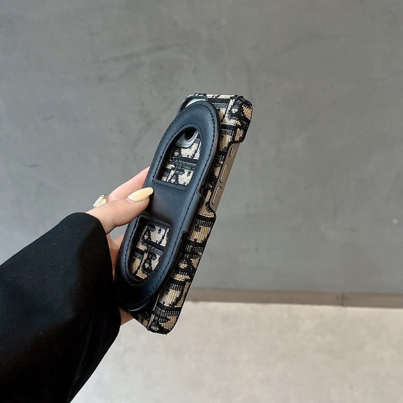 Fashion Bracket Card Bag iPhone-deksel