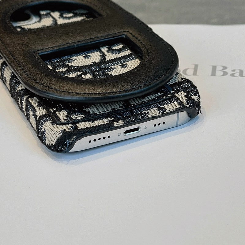 Fashion Bracket Card Bag iPhone-deksel