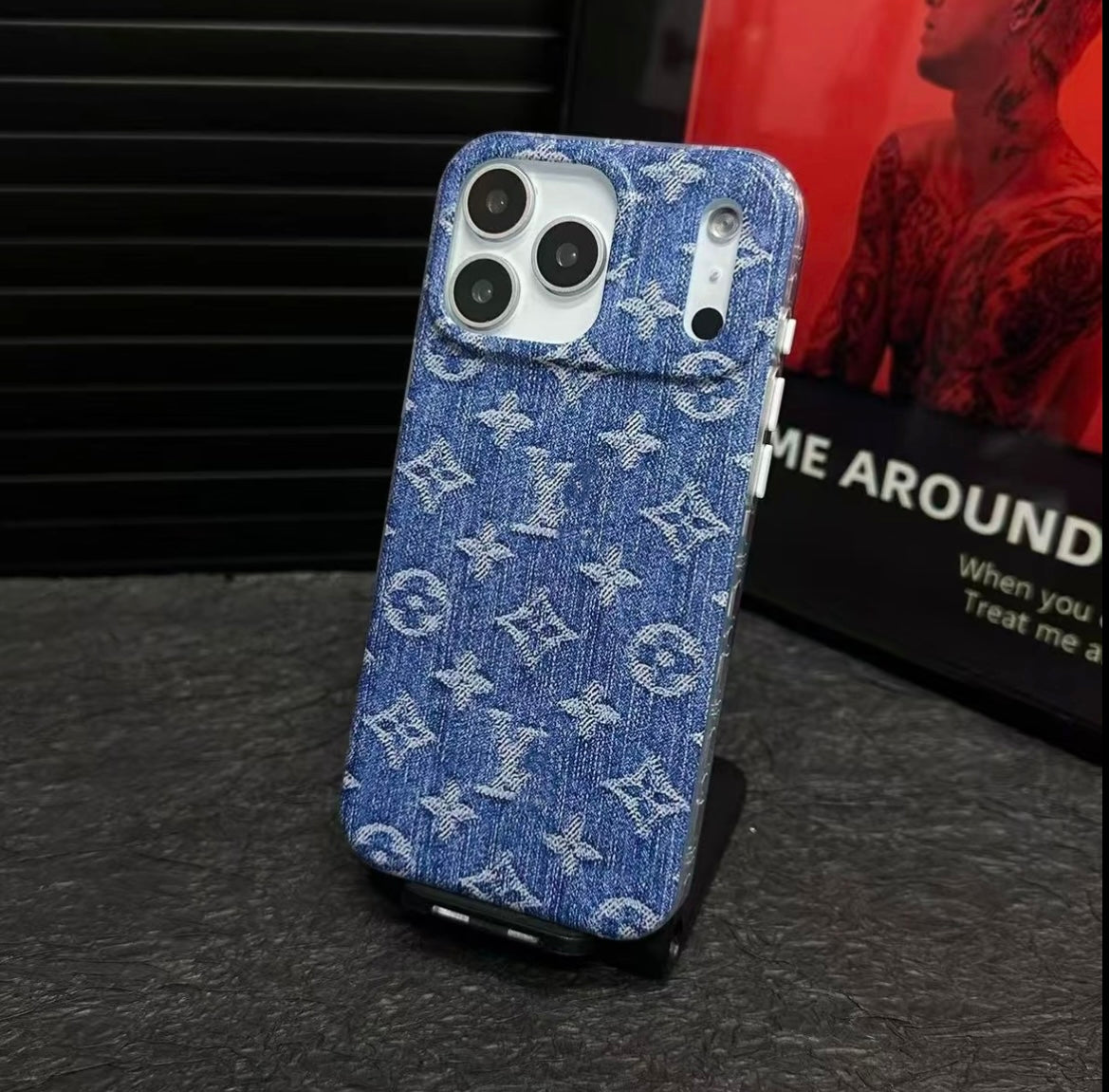 Capa para iPhone com proteção total Denim Blue - Novidade!