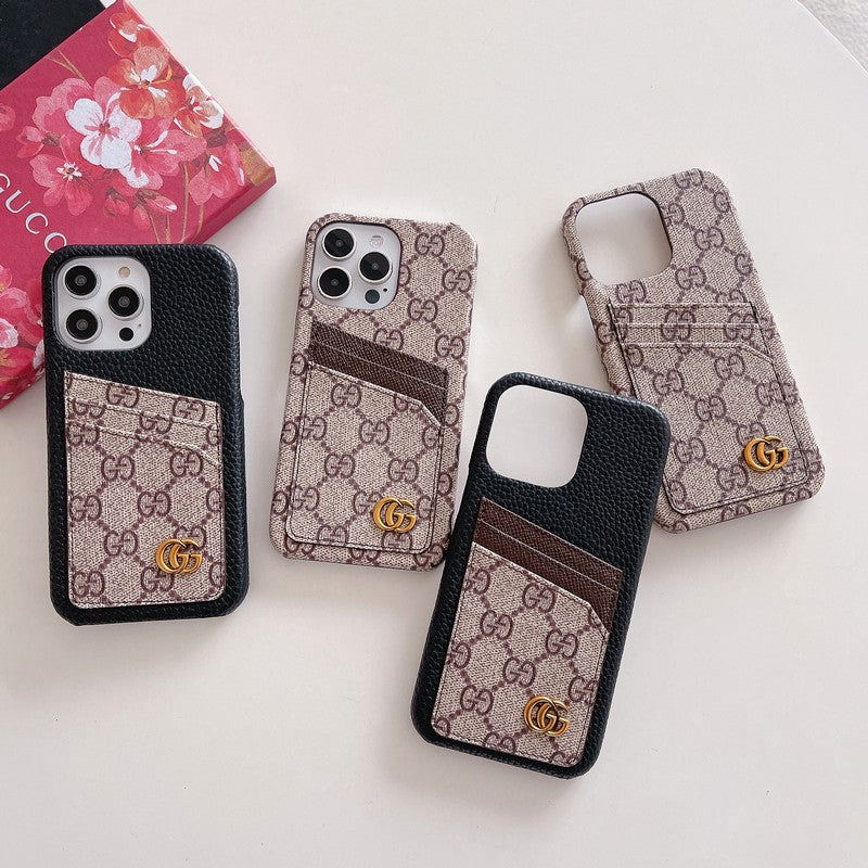 Premium Card Bag Klassisk iPhone-deksel