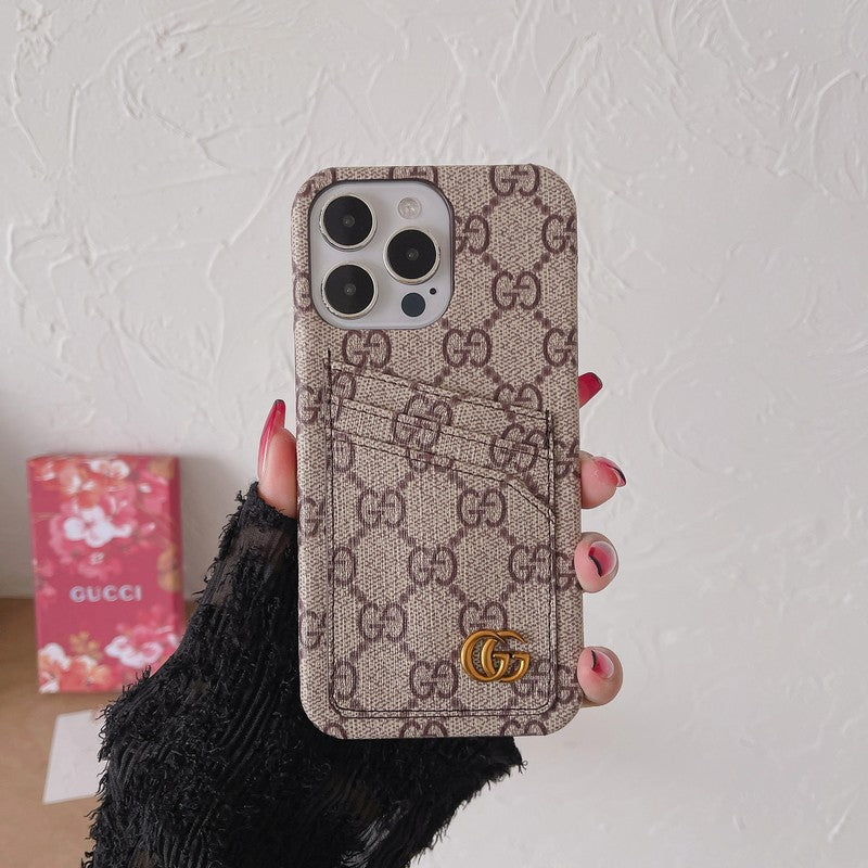 Premium Card Bag Klassisk iPhone-deksel
