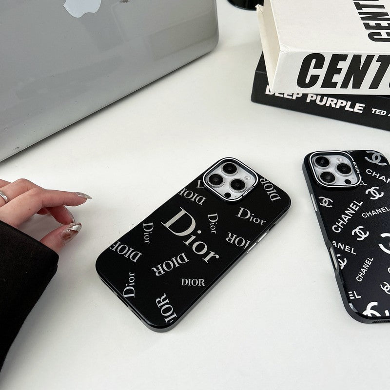 Custodia per iPhone nera alla moda