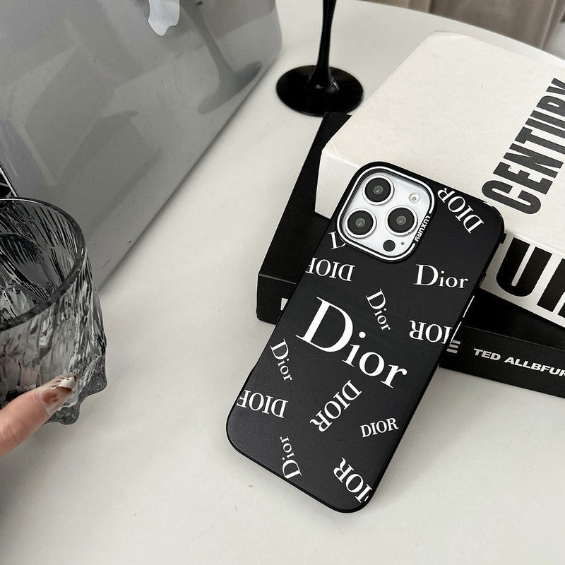 Custodia per iPhone nera alla moda