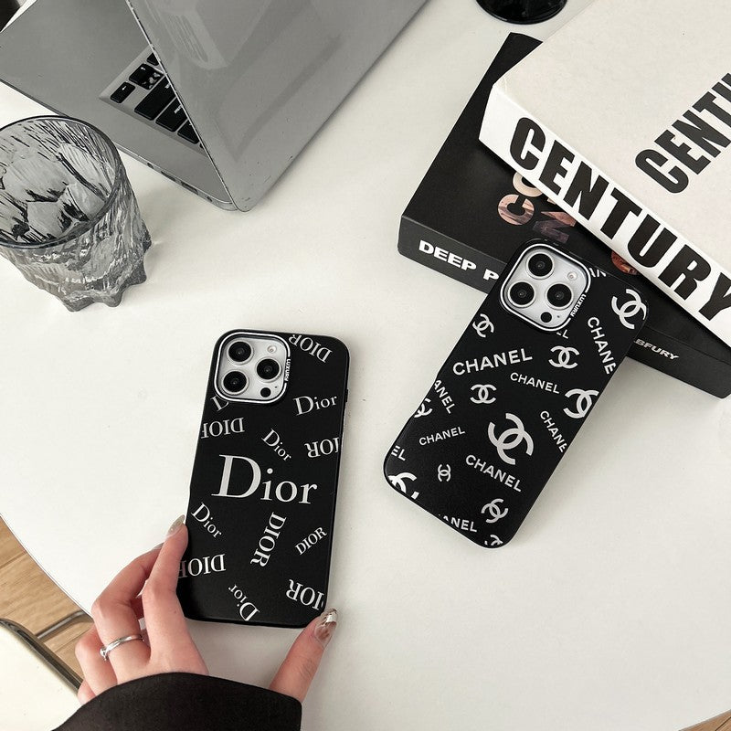 Custodia per iPhone nera alla moda