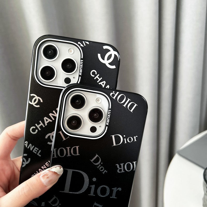 Custodia per iPhone nera alla moda