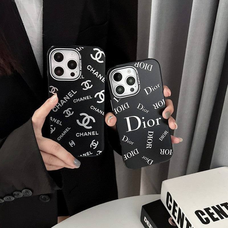 Custodia per iPhone nera alla moda