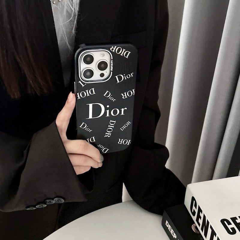 Custodia per iPhone nera alla moda
