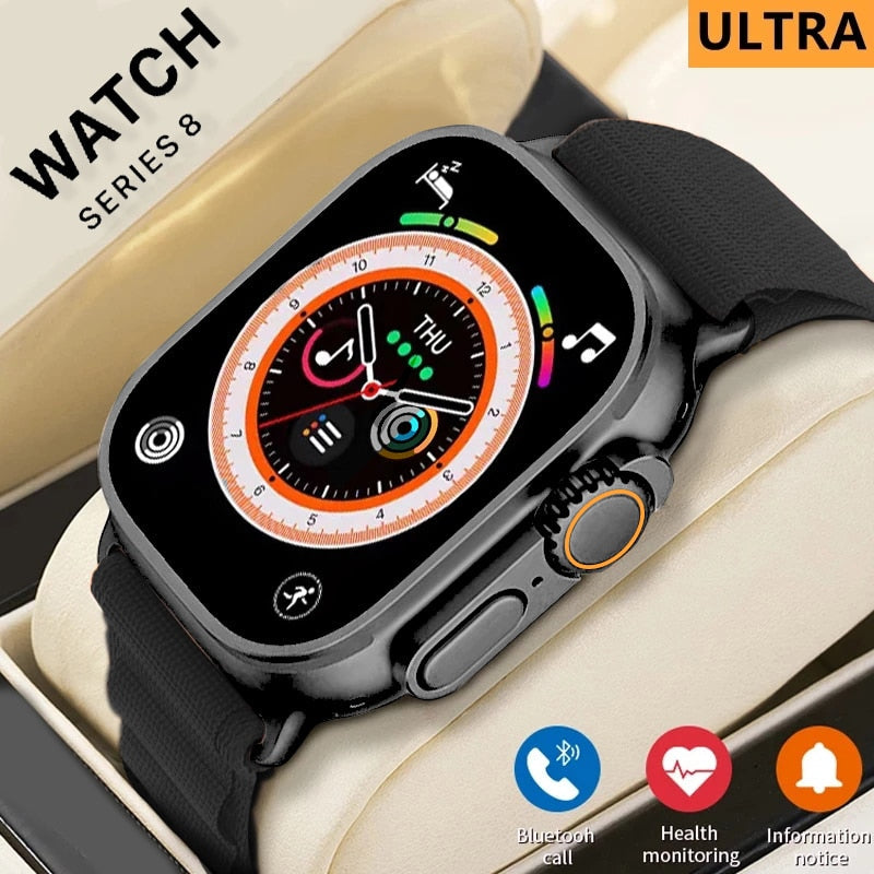 Sraith Faire Cliste Glao Ultra Bluetooth le haghaidh Apple Watch