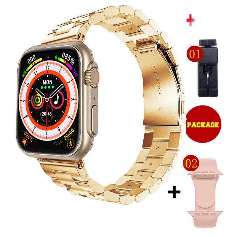 Montre connectée Ultra pour hommes, série 8, NFC, accès aux portes, pour téléphone Android et Apple, nouveau