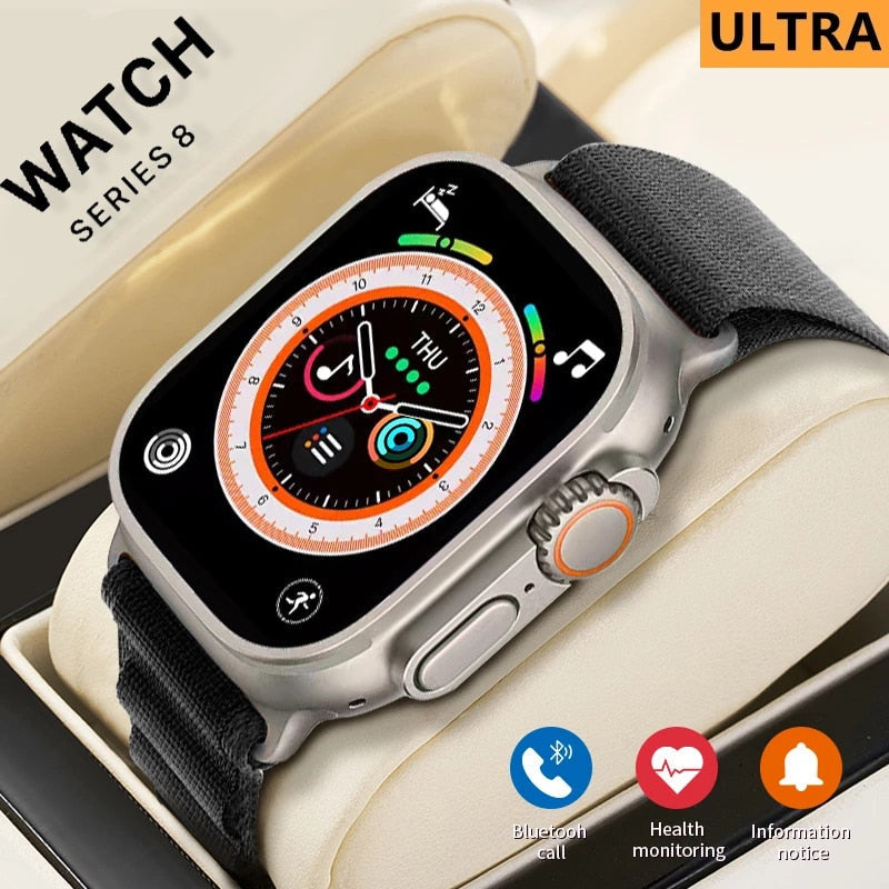 Sraith Faire Cliste Glao Ultra Bluetooth le haghaidh Apple Watch
