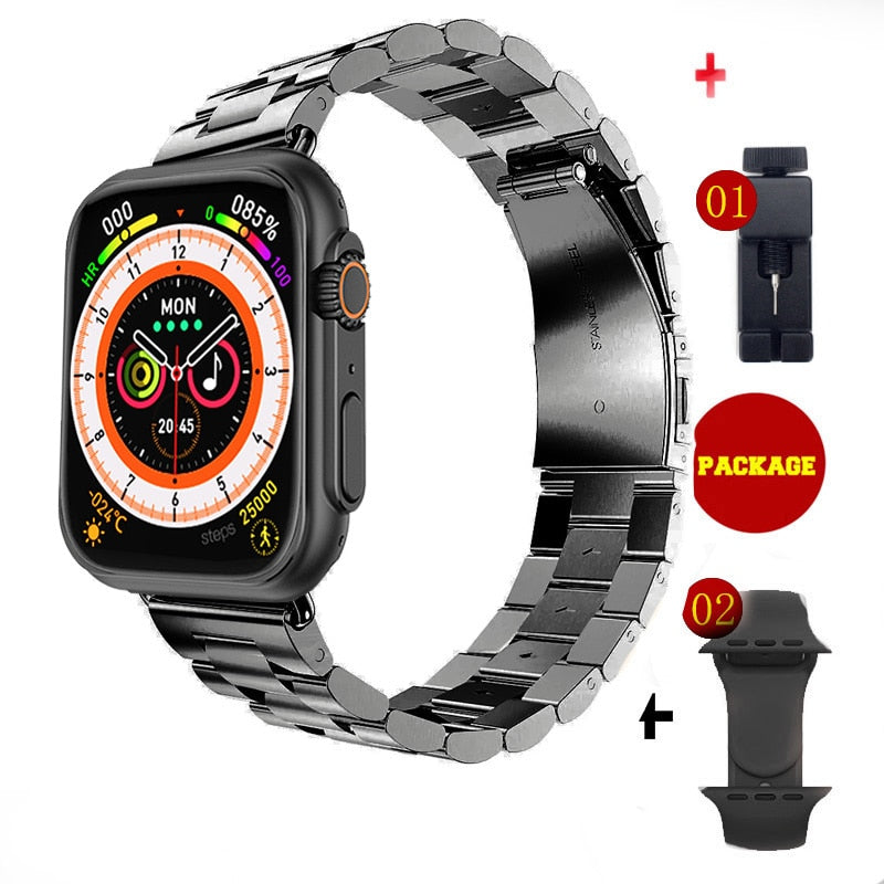 Montre connectée Ultra pour hommes, série 8, NFC, accès aux portes, pour téléphone Android et Apple, nouveau