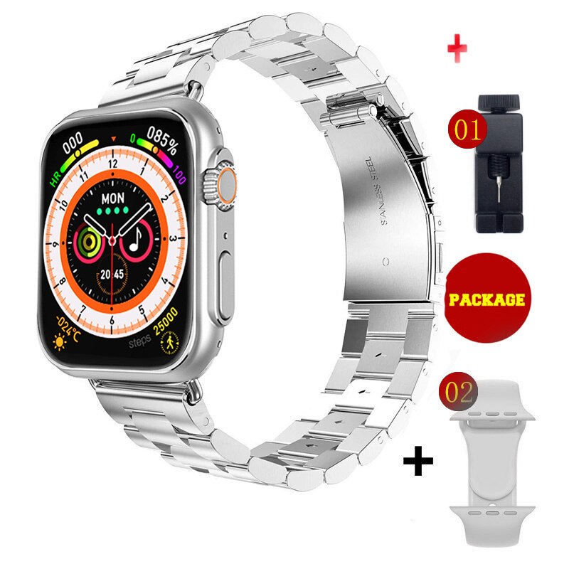 Montre connectée Ultra pour hommes, série 8, NFC, accès aux portes, pour téléphone Android et Apple, nouveau
