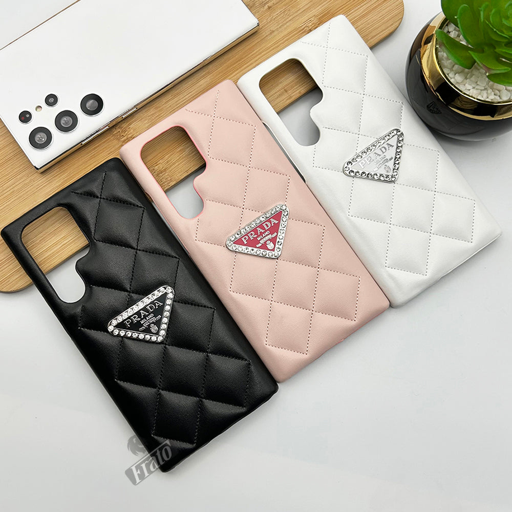 Lyxigt märke modernt läderfodral för Samsung Galaxy