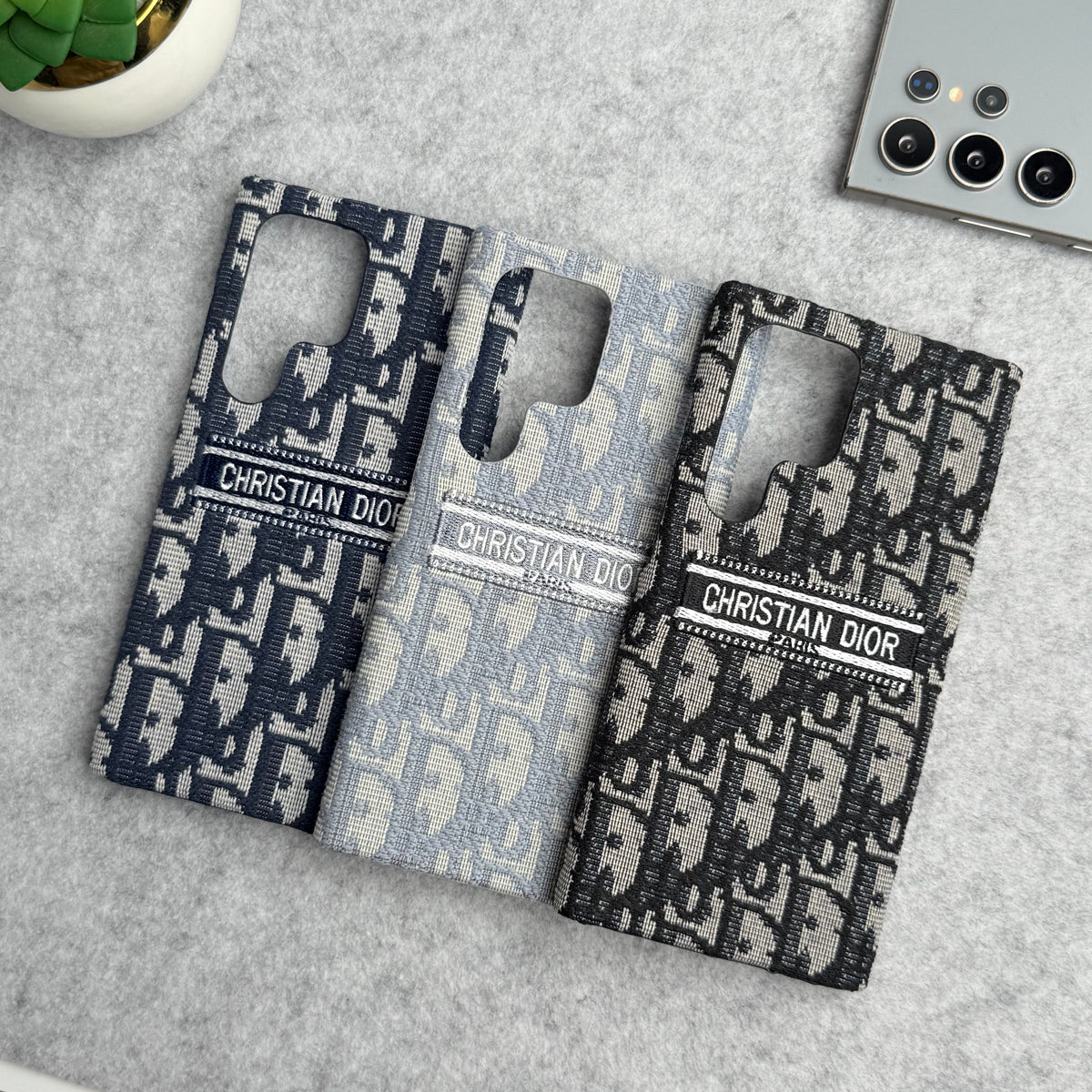 Husă de lux C Dior Brand Design pentru Samsung Galaxy