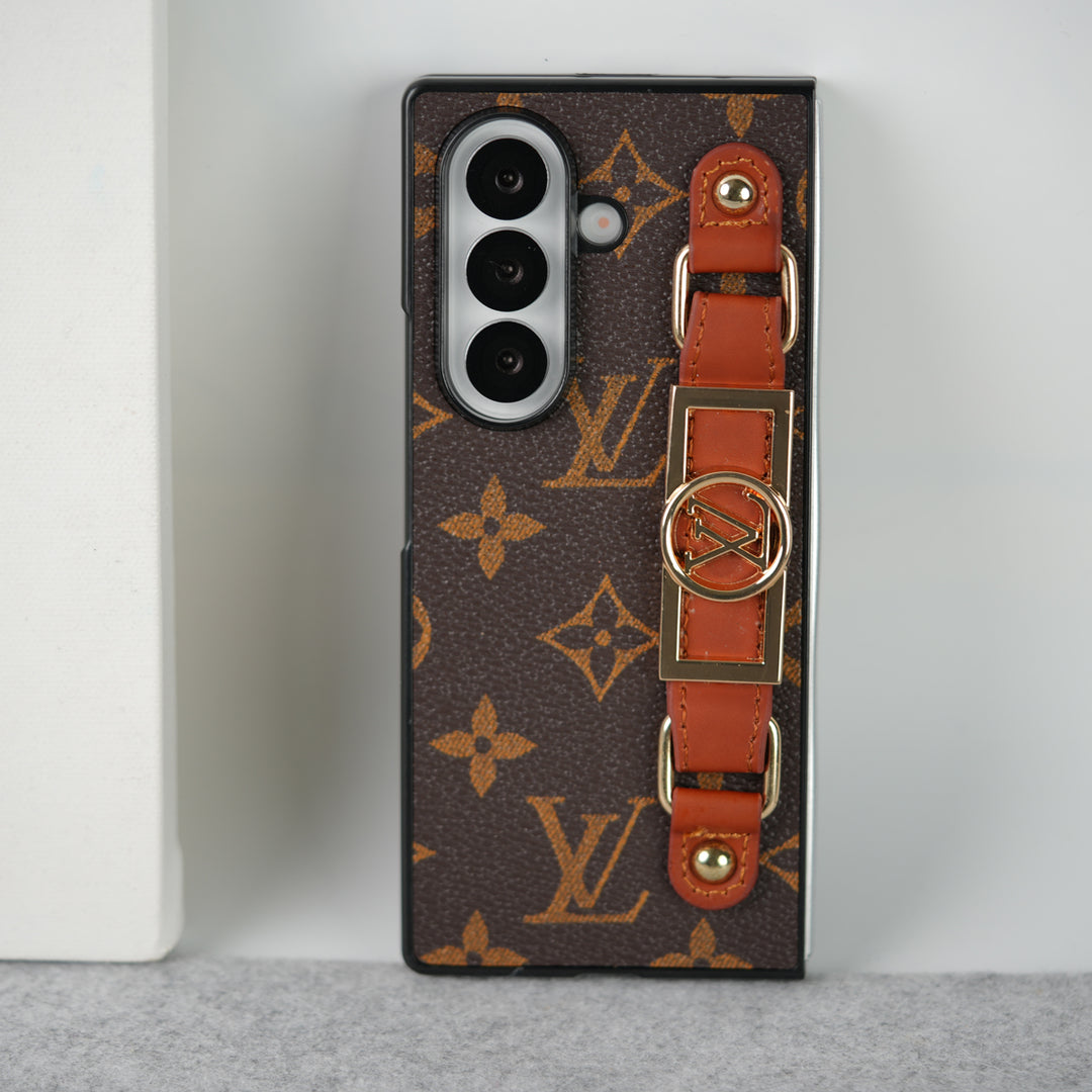 Lyxmärke Strap Holder Fodral För Samsung Z Fold 7-4