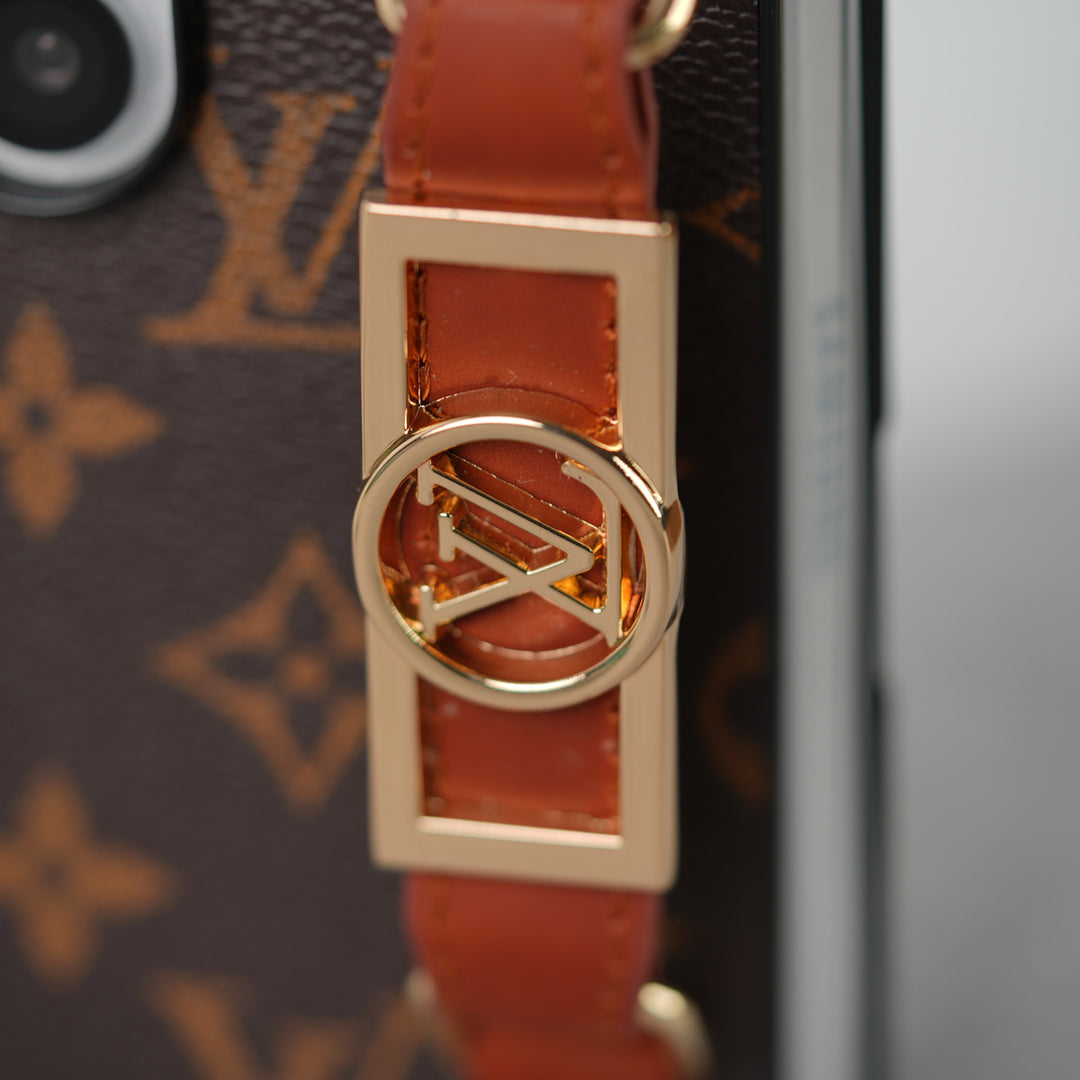 Lyxmärke Strap Holder Fodral För Samsung Z Fold 7-4