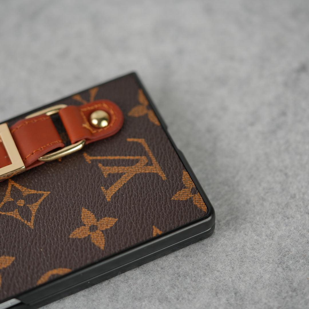 Lyxmärke Strap Holder Fodral För Samsung Z Fold 7-4