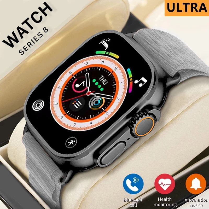 Sraith Faire Cliste Glao Ultra Bluetooth le haghaidh Apple Watch