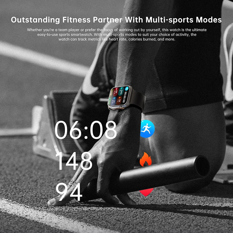 Montre connectée Ultra pour hommes, série 8, NFC, accès aux portes, pour téléphone Android et Apple, nouveau