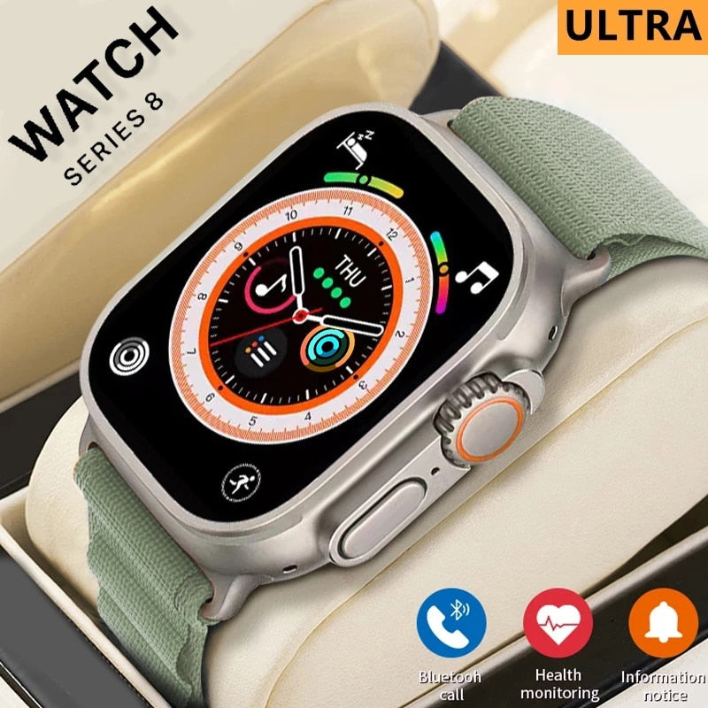 Sraith Faire Cliste Glao Ultra Bluetooth le haghaidh Apple Watch