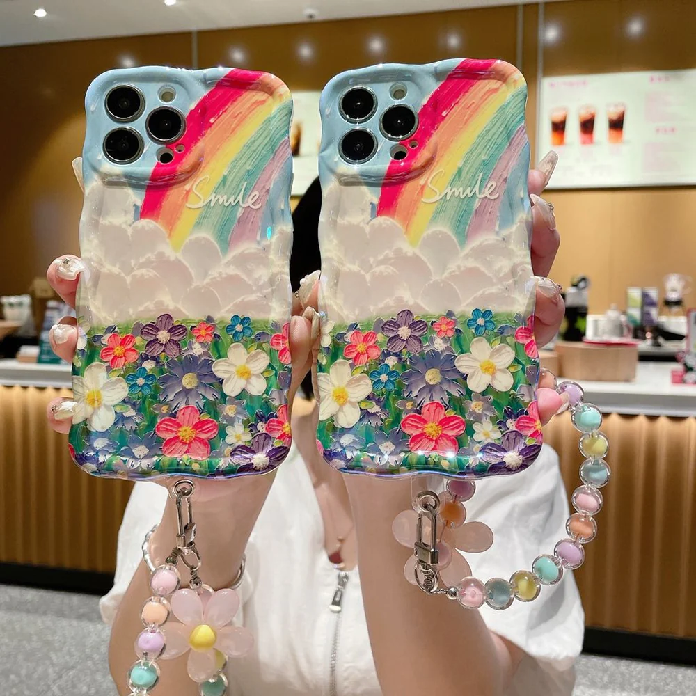 Husă pentru iPhone cu flori