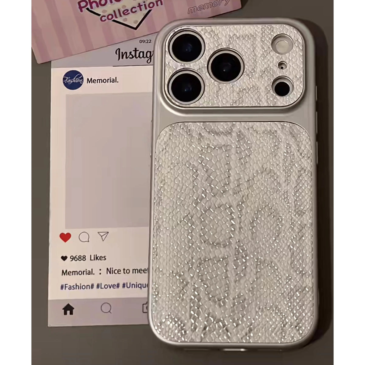 Luksus Snake Skin Texture iPhone-deksel