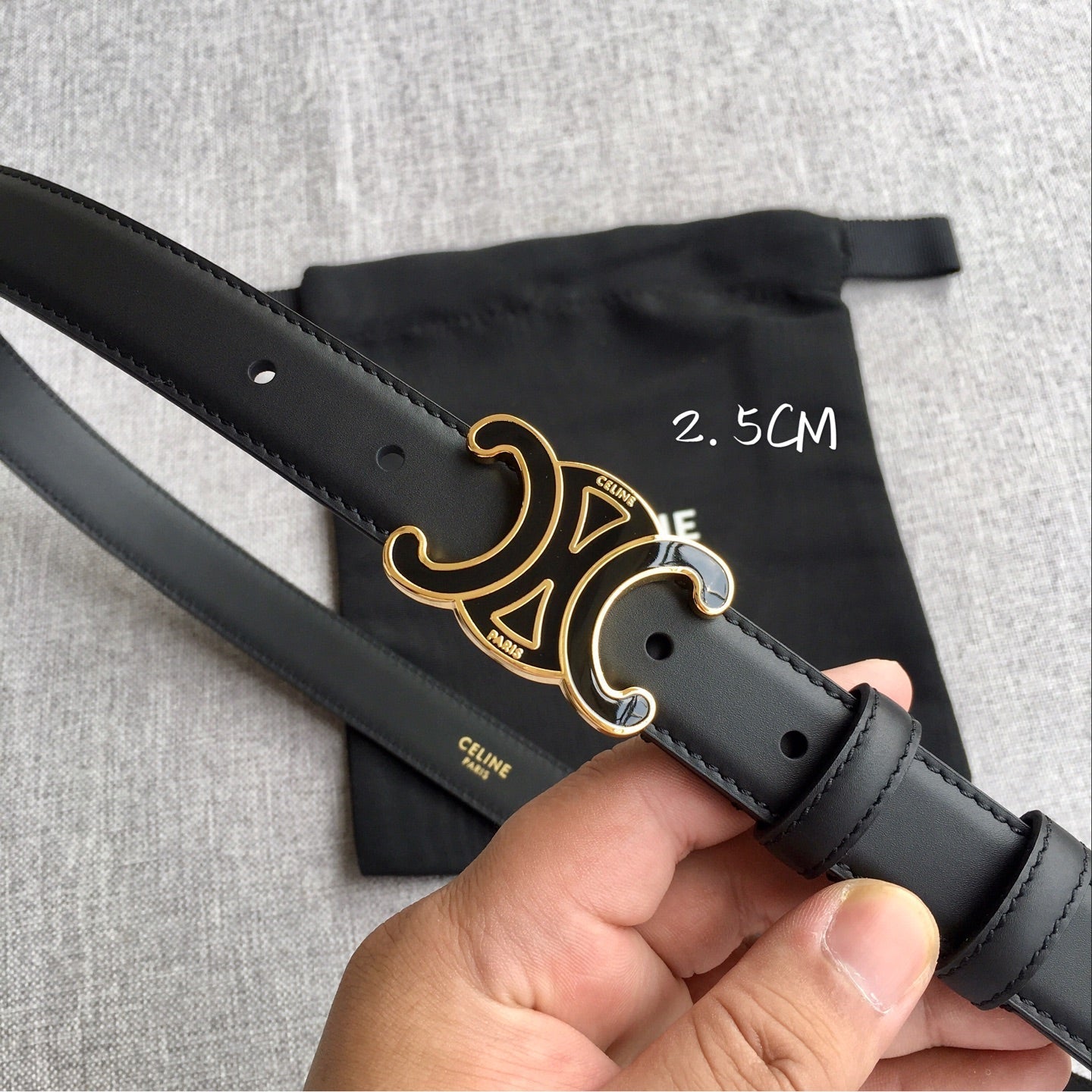 حزام جلد للسيدات من AC Triomphe Buckl