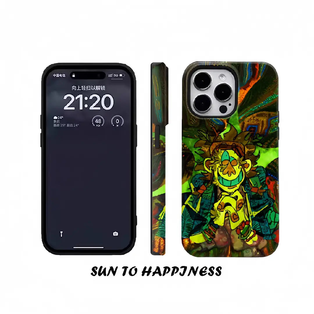 Květinové pouzdro na iPhone